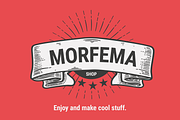 15 Handmade vector Ribbons, a Decorative Illustration by Morfema (Thumbnail 4 of 4)
