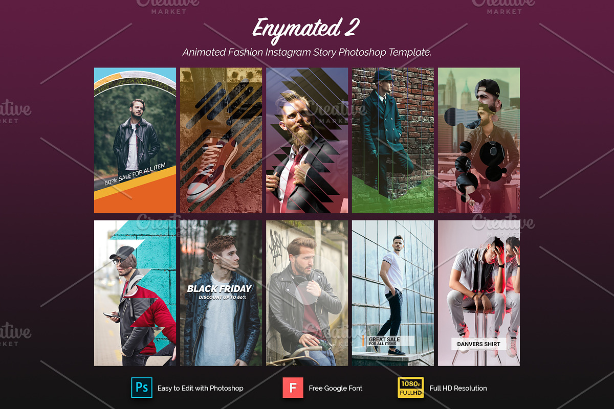 Enymated 2 - Fashion Instagram Story, a Social Media Template by Ted-sign (Photo 1 of 7)