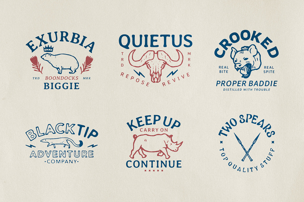 Wild Outdoors Adventure Logos 1, a Branding & Logo Template by Banana Night Fighter (Photo 2 of 8)