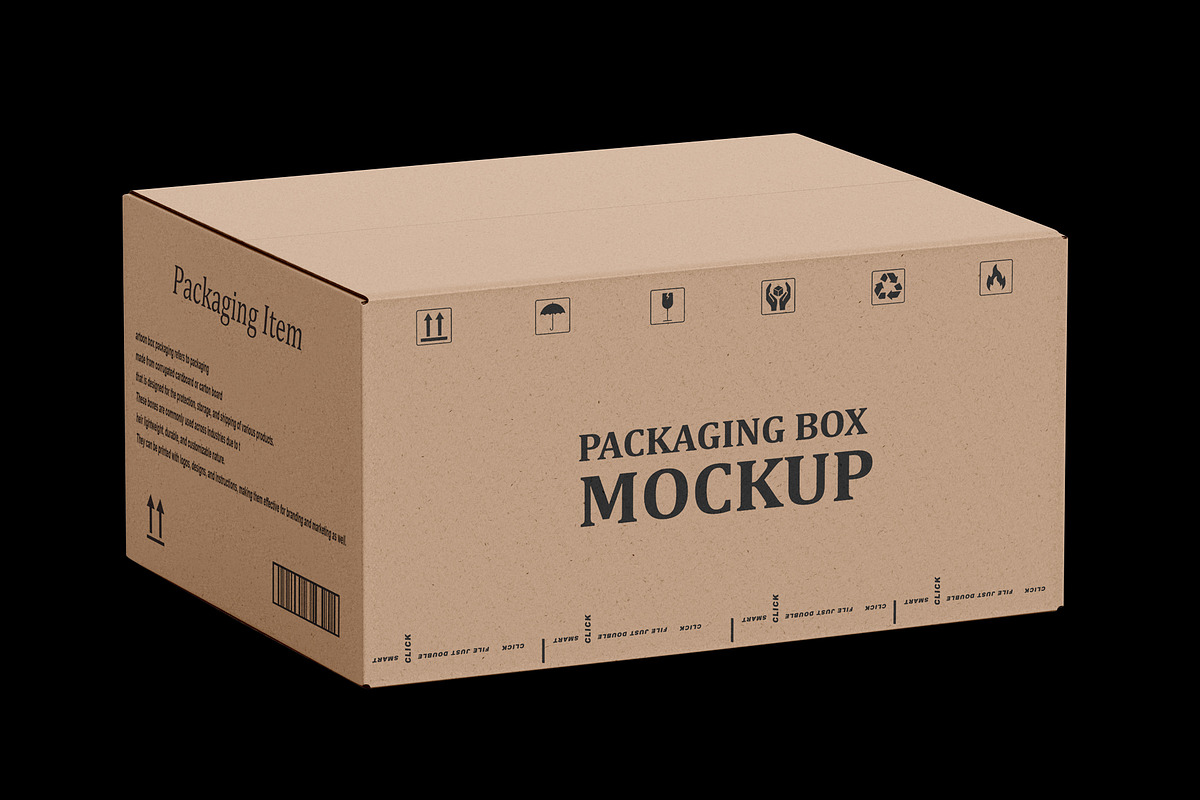 Rectangle Box Packaging Mockup, a Packaging Mockup by pixelmock (Photo 4 of 14)