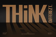 Cas Drumhead Display Condensed, a Sans Serif Font by Casloop Studio (Thumbnail 9 of 15)