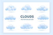 Cumulus Clouds | 3D Set, an Object Graphic by wowomnom (Thumbnail 2 of 3)