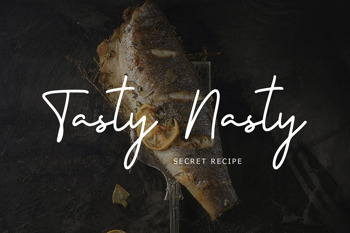 Carmida Modern Signature Font preview 7