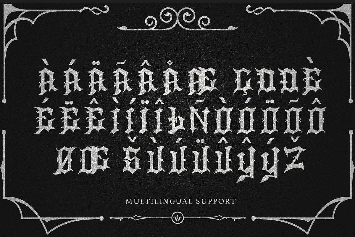 Shock Fest - Blackletter Font, a Blackletter Font by Arendxstudio (Photo 7 of 8)