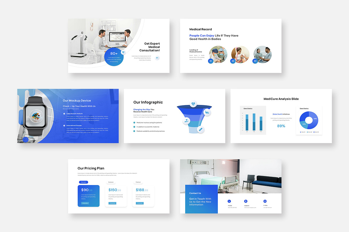 Medical Presentation Google Slides, a Presentation Template by Premast (Photo 3 of 3)