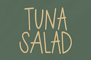 Tuna Salad | Quotable Kids Font, a Sans Serif Font by Blythe Green (Thumbnail 1 of 8)