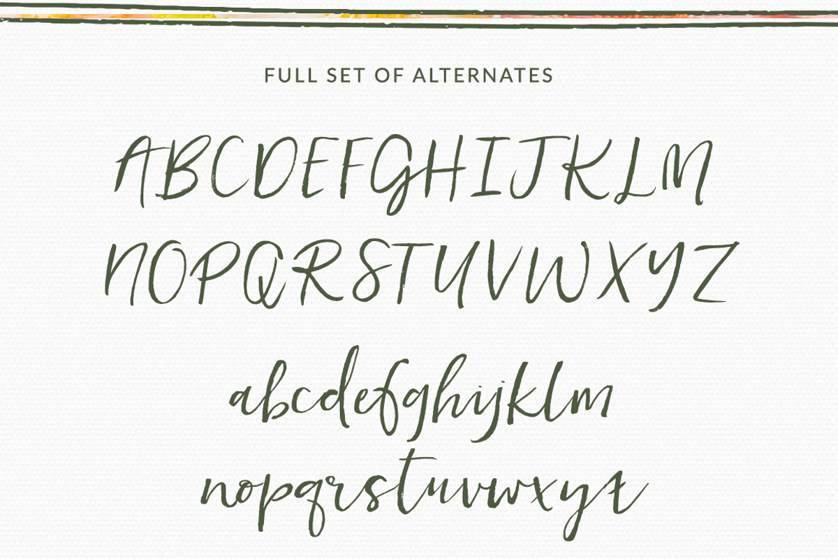 Heathrow Font preview 7