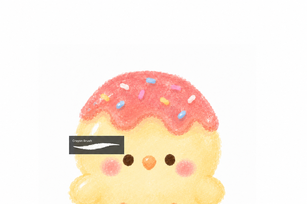 30+ Cute Crayone Procreate Brushes, a Brush Add-On by BeeRubby (Photo 6 of 7)