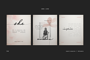 Soft Feminine Social Media Templates, a Social Media Template by Filip Studio (Thumbnail 2 of 7)
