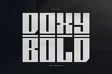 Doxy Bold | Display Geometric Sans