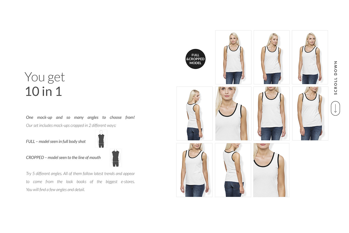 Women Tank Mock-ups Set FREE DEMO, a Books & Magazine Mockup by Apparel_Mockups (Photo 9 of 24)