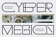 Cyber Megico Font, a Font by Erifqizefont (Thumbnail 2 of 15)