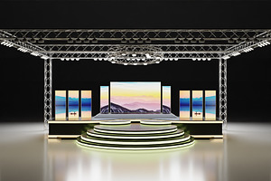 Show Or Event Stage 3D Model