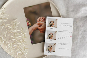 Calendar Save The Date Template, an Invitation Template by LucaTheme
