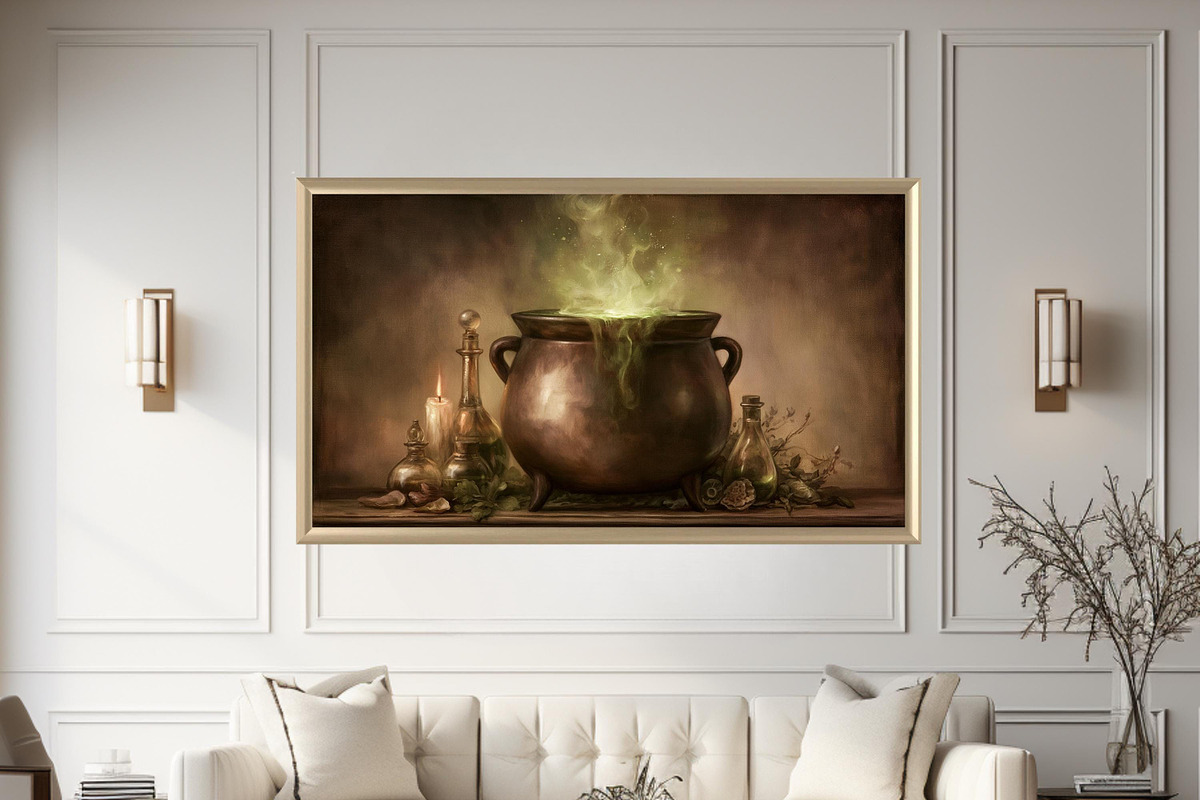 Rustic Halloween Frame Tv Art Set, a Seasonal Illustration by PrintablesByFranklyn (Photo 7 of 16)