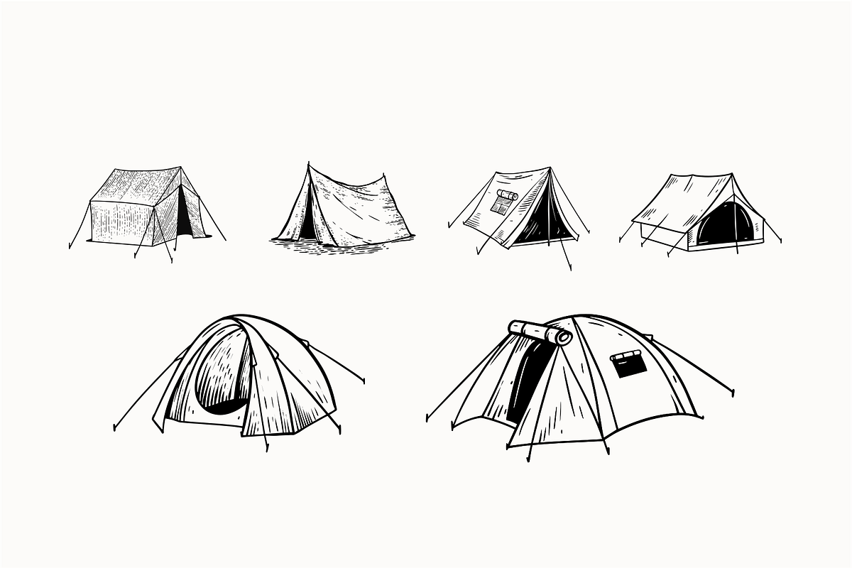 Outdoor Adventure Illustrations, an Object Graphic by Oktyabr (Photo 6 of 6)
