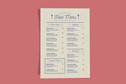 Simple Food Menu Leaf, a Flyer Template by Me55enjah Design (Thumbnail 3 of 4)