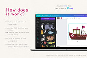 Safari Map Creator. Jungle animals, an Animal Illustration by AlekseliArt (Thumbnail 4 of 14)