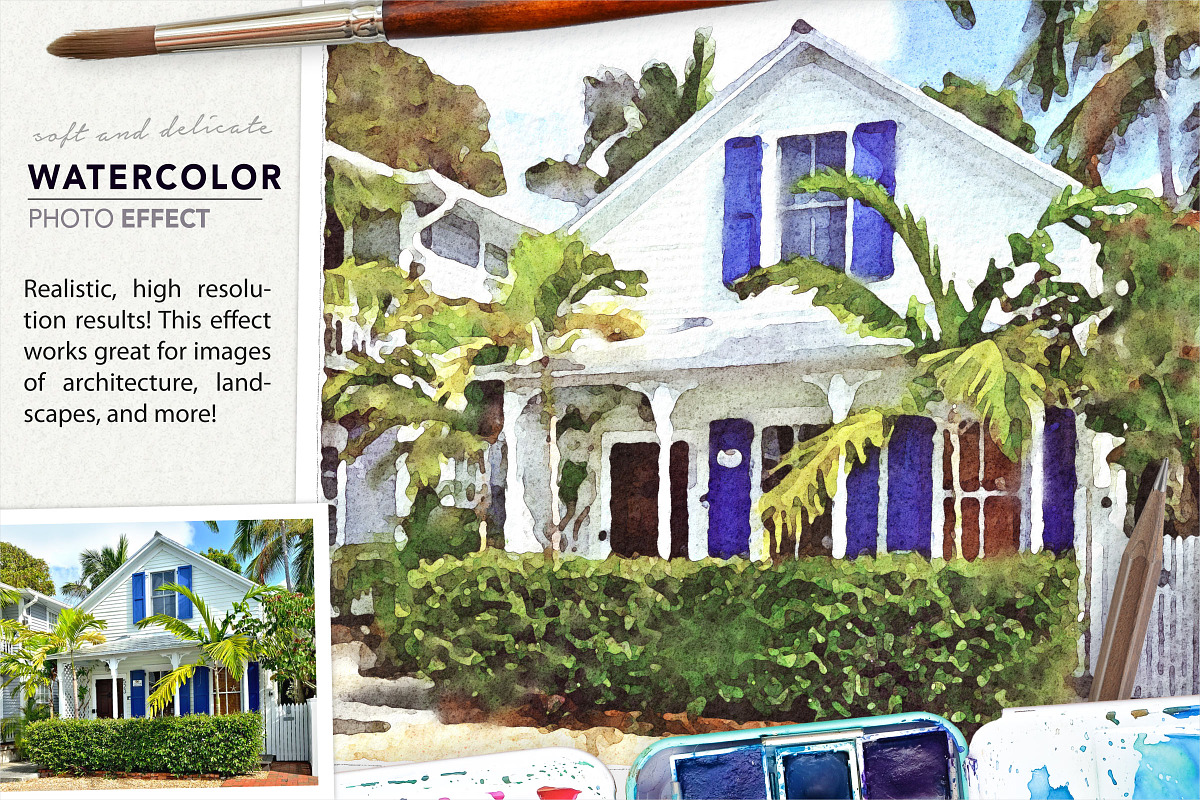 Delicate Watercolor Photo Filter, a Plug-in Add-On by Drifter Studio PrintShop (Photo 3 of 8)