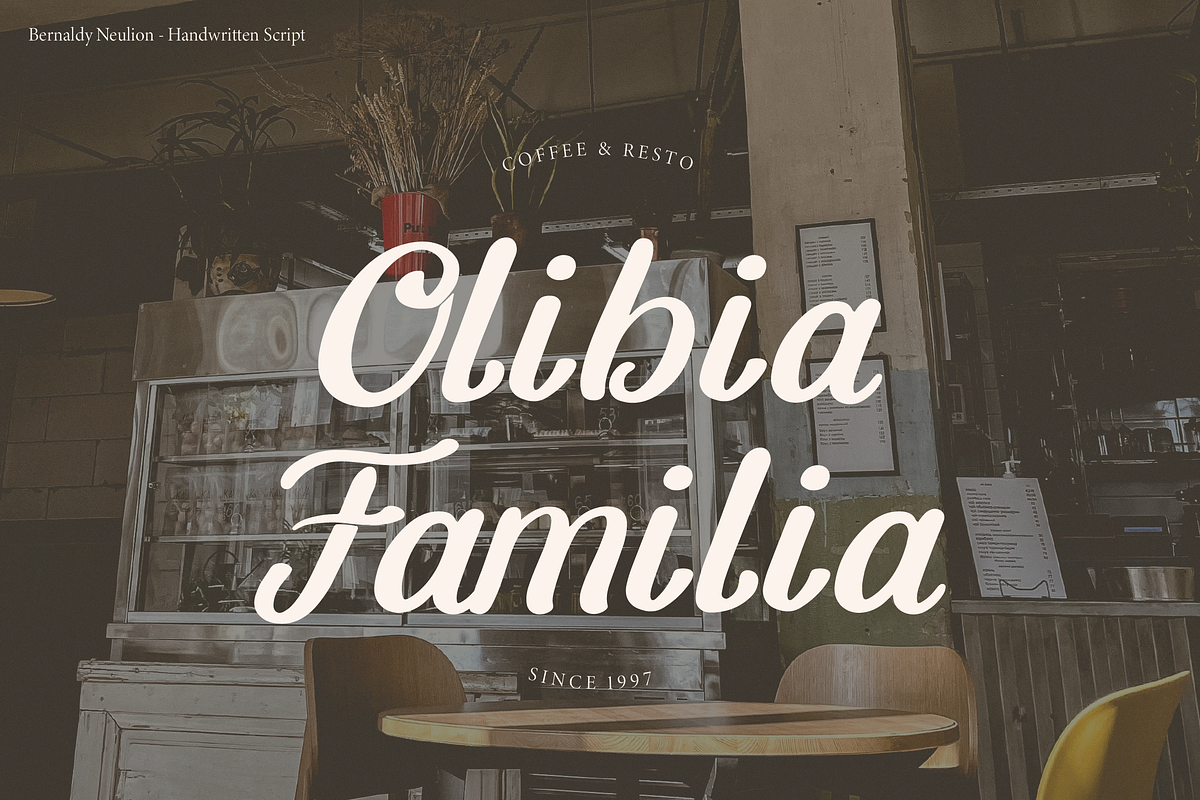 Bernady Neulion | Handwritten Script, a Script Font by gracetype_studio (Photo 9 of 15)