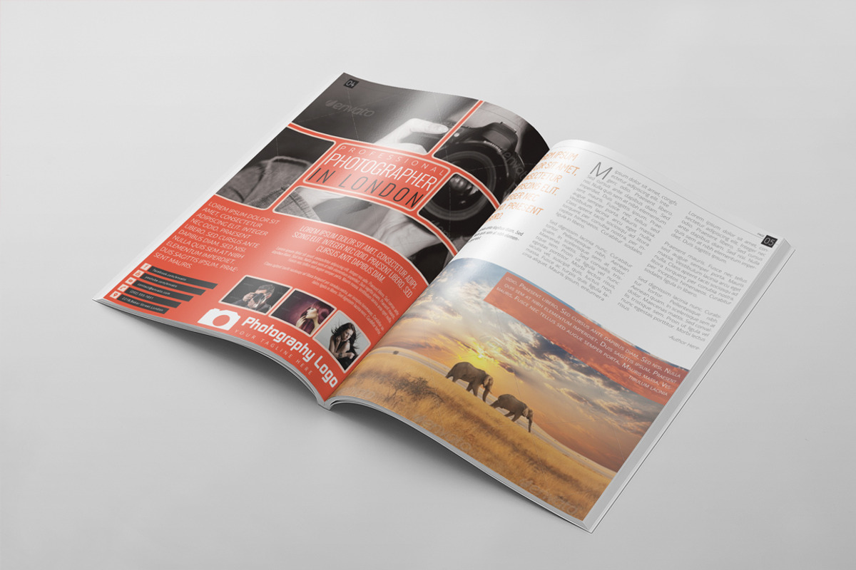 Magazine Template 16, a Magazine Template by pmvch (Photo 4 of 9)