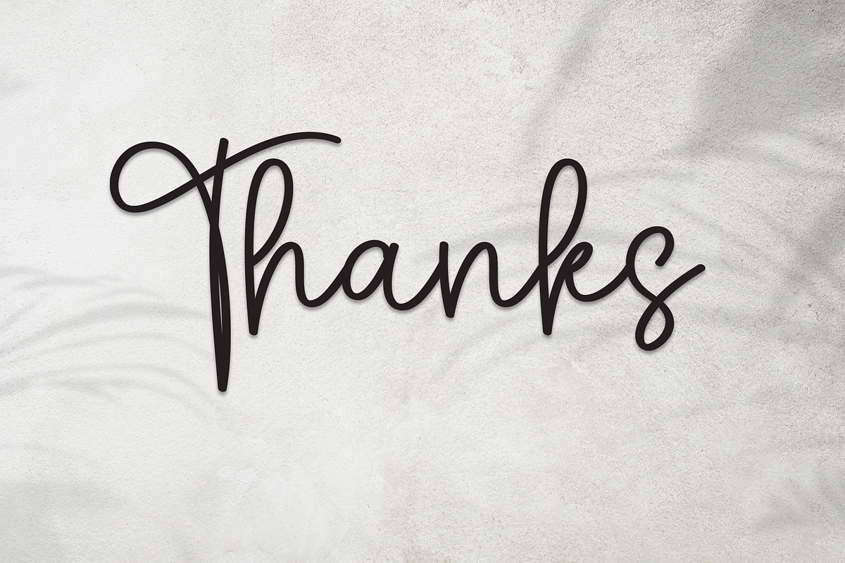 Belinda Signature | Script Font, a Handwritten Font by Scratchones (Photo 8 of 8)