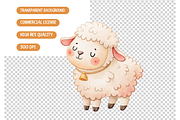 Farmhouse Animals PNG Bundle, an Illustration by TatiMockup (Thumbnail 5 of 5)