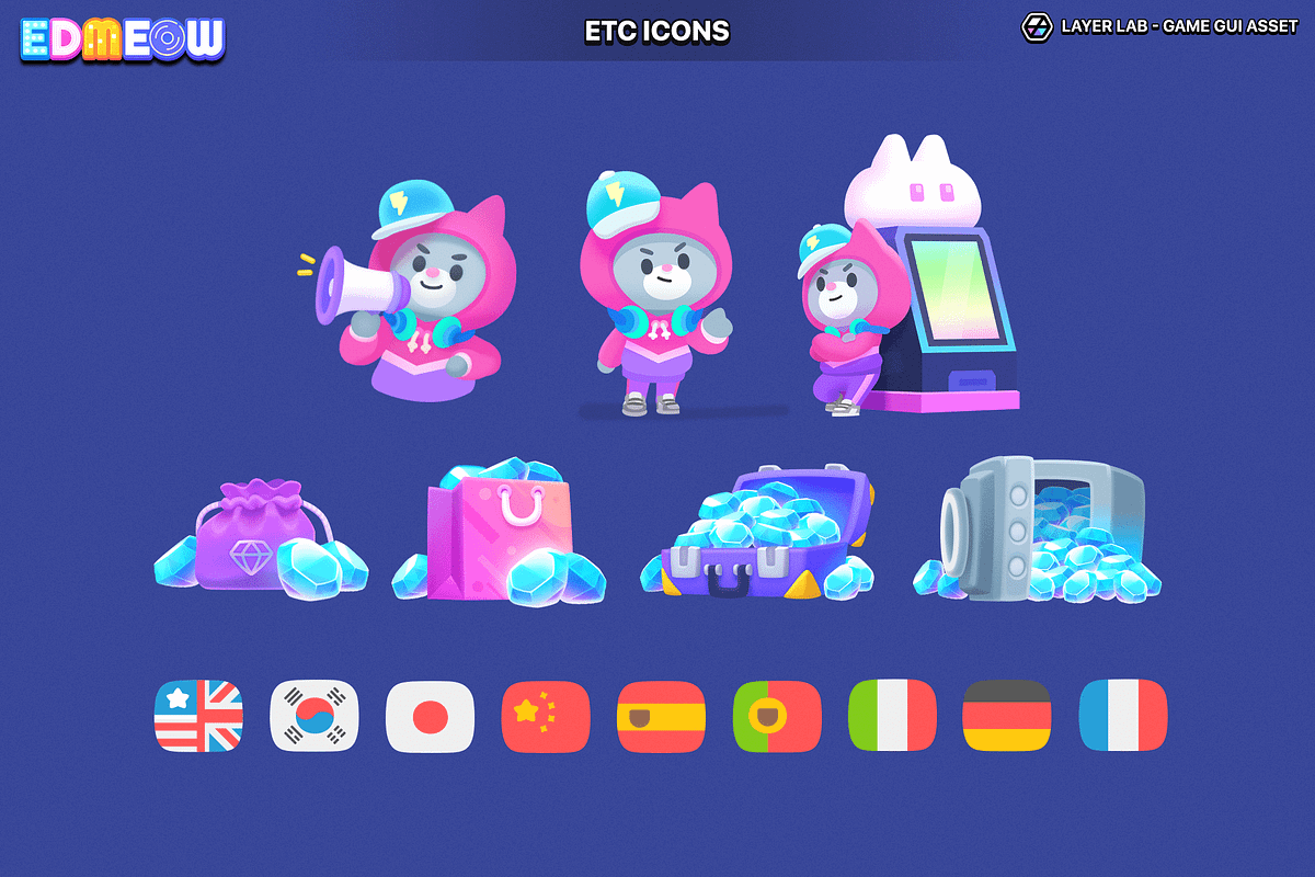 GUI - Neon2, an UI Kit Template by LAYERLAB (Photo 6 of 34)