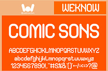 Comic Sons font