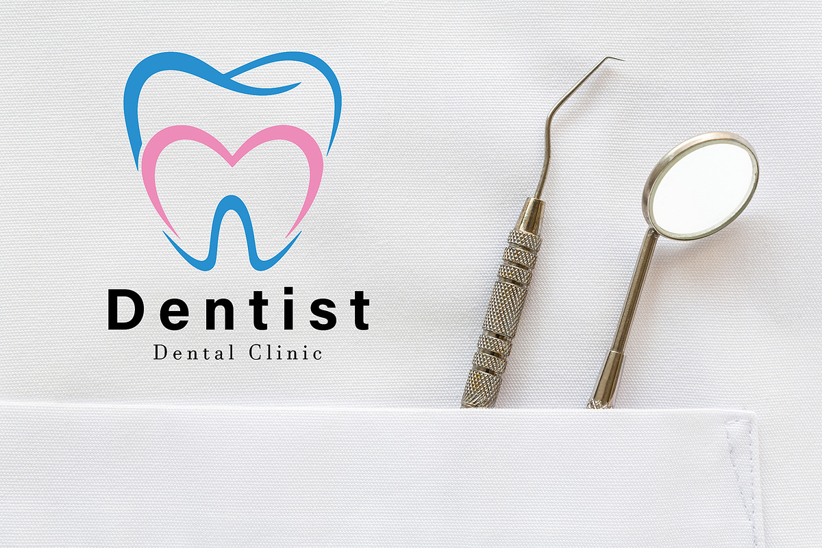 Minimalist Dentist Logo Design, a Branding & Logo Template by YUDesignStore (Photo 6 of 7)