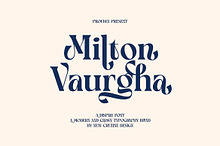Milton Vaurgha Retro Serif