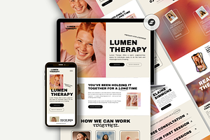 Therapist & Coach Website Showit