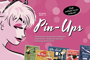 Pin-Up Illustrations And Posters