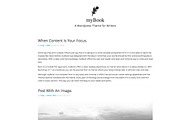 myBook Wordpress Theme, a WordPress Template by Psyrix (Thumbnail 2 of 4)
