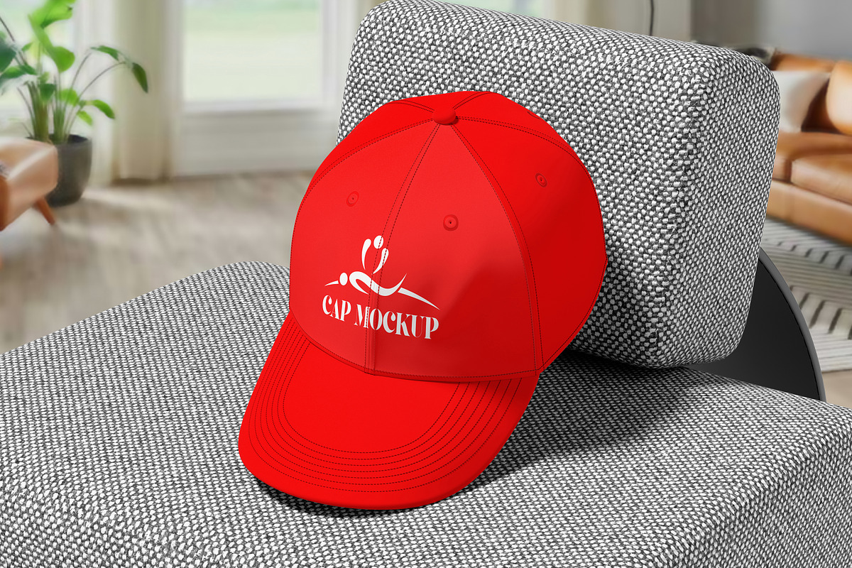 High-Quality Realistic Cap Mockup, an Apparel Mockup by safrizalstudio (Photo 1 of 4)