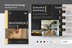 Home Energy Optimization Whitepaper, a Brochure Template by productype1