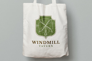 Windmill Tavern Logo Template