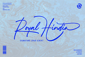ROYAL HINDIA | Signature Logo Script
