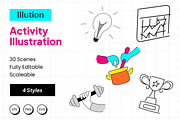 Illution - 30 Activity Illustration, an Illustration by Kawalan Studio (Thumbnail 1 of 6)
