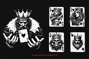 10 Bundle Dark Art Heart Card King, an Illustration by Morspective (Thumbnail 5 of 7)
