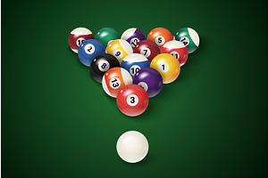 Billiard balls pool. Snooker ball, a Sport Illustration by Stock-Smart-Start