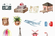 Italian Summer Watercolor Bundle, an Illustration by Karma (Thumbnail 4 of 37)