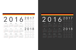 Collection Of Germany Calendars