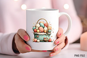 Easter Basket Clipart Png, an Illustration by Craft Nest (Thumbnail 7 of 11)