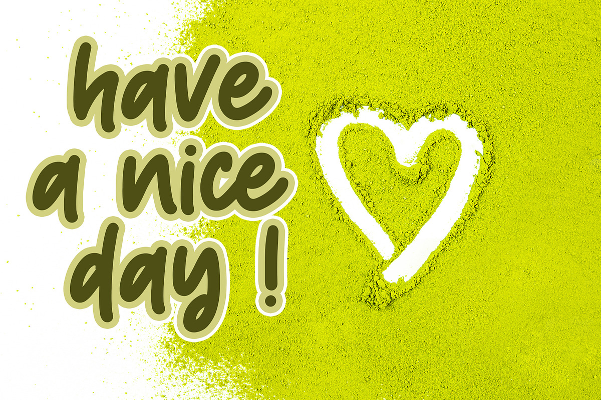 Matcha Latte - Handwritten Font preview 8