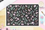 Pinkish Blooms - Watercolor Flowers, an Illustration by Carousellerie Creative (Thumbnail 2 of 6)