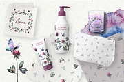 Watercolor set flowers of clover, an Illustration by RushkinaAntonina (Thumbnail 4 of 7)