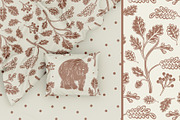 Linocut Animals rustic patterns, an Animal Illustration by Carpet Tapete Pretzel (Thumbnail 4 of 17)