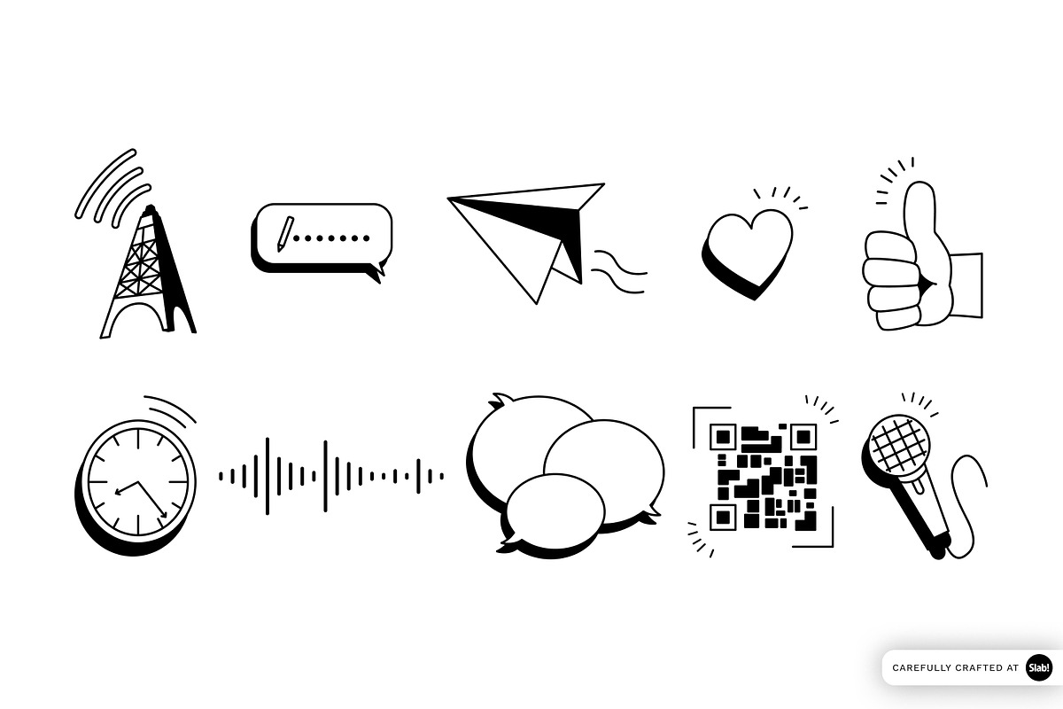 Communication & Social Icon, an Object Graphic by SLAB! Design (Photo 3 of 3)