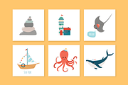 Marine Fauna, an Animal Illustration by ApollinariaManko (Thumbnail 7 of 11)